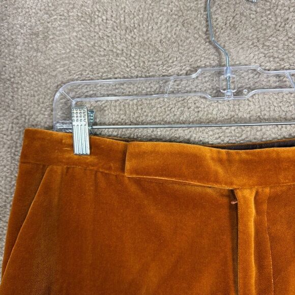 Equipment Burcet Pants Womens Size‎ 6 Sugar Almond Velvet Skinny Ankle Trouser - Picture 4 of 12